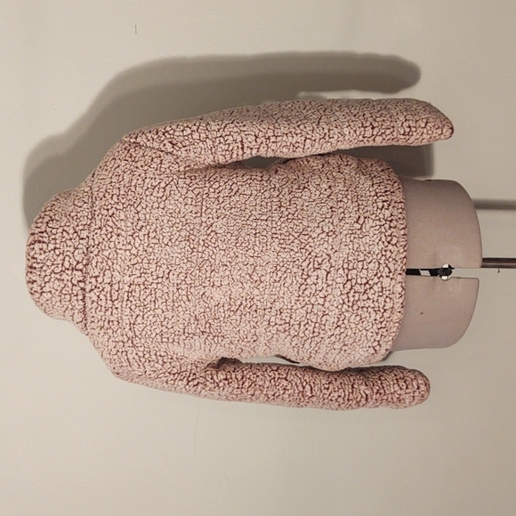 Say What White/Mauve Teddy Fleece Jacket Sz M - Picture 7 of 12